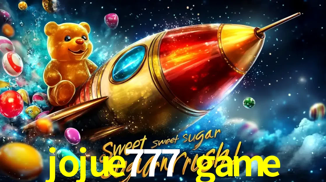 Arte promocional do jogo de slot Sugar Rush, com um urso de pelúcia em um foguete viajando pelo espaço de doces, um dos jogos divertidos disponíveis no cassino jojue777 game.